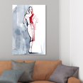 thumbnail image 2 of Wynwood Studio 'Queen of Hearts' Fashion and Glam Wall Art Canvas Print - Red, Blue, 16" x 24", 2 of 2