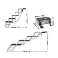 thumbnail image 6 of KFFKFF Pet Stairs for Vehicles, Broad 5-Step Canine Ramp, Foldable Aluminum Dog Steps with Anti-Slip Coating, Easy-to-Carry Design for Cars, SUVs, and Trucks, Holds up to 150 lbs, 6 of 9