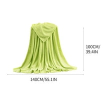JWshufel Fleece Blanket Super Soft Cozy Throw for Couch with Warm Fuzzy Polyester Microfiber Suit for Winter Family Gifts 55.1x39.4in Green