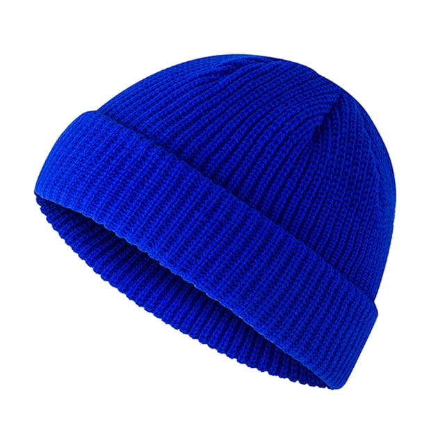 Gorro de lana Qarigey de tendencia Azul zafiro