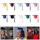 thumbnail image 2 of Adult Graduation Hat With Tassel Solid Color Non-fading High School Bachelor Graduation Hat Cosplay Prop, 2 of 5