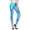 Sky Blue, variant on Hauaitttt Women Colorful Shiny Leather Leggings Metallic Finish Skinny Fit Cropped 9/10 Length for Fall Versatile Fashion Pants 80s Leggings for Women Footless Tights for Women Gothic Leggings 3x