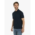 thumbnail image 3 of Chaps Men's and Big Men's Short Sleeve Performance Solid Polo Shirt, Sizes S-3XL, 3 of 8