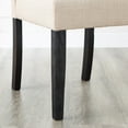 thumbnail image 3 of Roundhill Furniture Leviton Tufted Parsons Dining Chair - Set of 2, 3 of 4