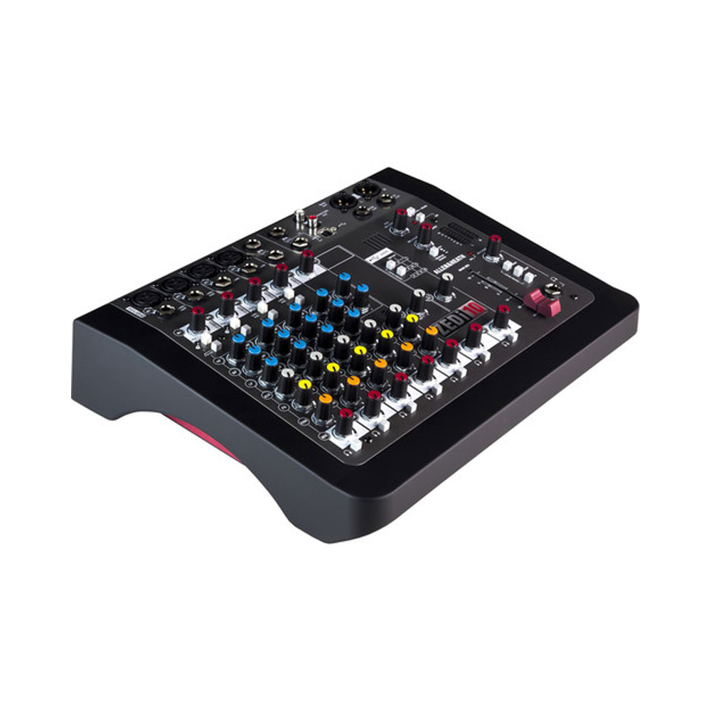 Allen & Heath ZEDi-10 Hybrid Compact Mixer/4x4 USB Interface + Mic Cable + USB Cable + Rip-Tie + Cleaning Cloth - image 2 of 10