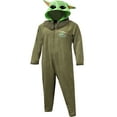 thumbnail image 3 of Star Wars The Mandalorian Grogu Hooded Union Suit-XSmall, 3 of 4