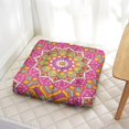 thumbnail image 3 of Zen Mystic Meditation Cushion Boho Chic Floor Pillow with Ethnic Inspired Patterns, Soft & Supportive for Extended Sitting, 3 of 5