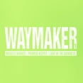 thumbnail image 5 of Wild Bobby Waymaker Inspirational/Christian Unisex Graphic Hoodie Sweatshirt, Safety Green, Small, 5 of 5