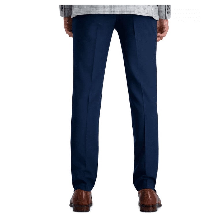 haggar premium comfort dress pant slim fit Haggar Premium Comfort Dress Pants in Blue