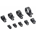 thumbnail image 1 of R-Type Cable Clamps Nylon Black Hose Wire Electrical Ring Loop, 1 of 2