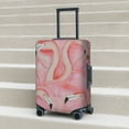 thumbnail image 6 of Hirioo Flamingos for Elasticity Suitcase Cover (No luggage Included) Durable Luggage Protector Fits 18-32 Inch Luggage-Small, 6 of 7