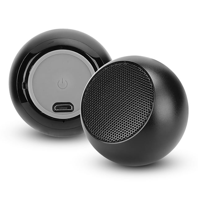 Altavoz Bluetooth portátil, BM3D Aluminio Negro Altavoz Bluetooth portátil de Aluminio Caja de Altavoz Bluetooth True Excellence
