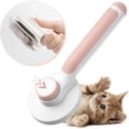 thumbnail image 1 of Cepillo para perros y gatos, cepillo autolimpiante para pelo muerto para gatos, perros de pelo largo y corto, para eliminar eficazmente hasta el 95% del pelo muerto y el pelo tomentoso, enredos muertos Zhivalor WXOTTO-SYJ-1742, 1 of 5