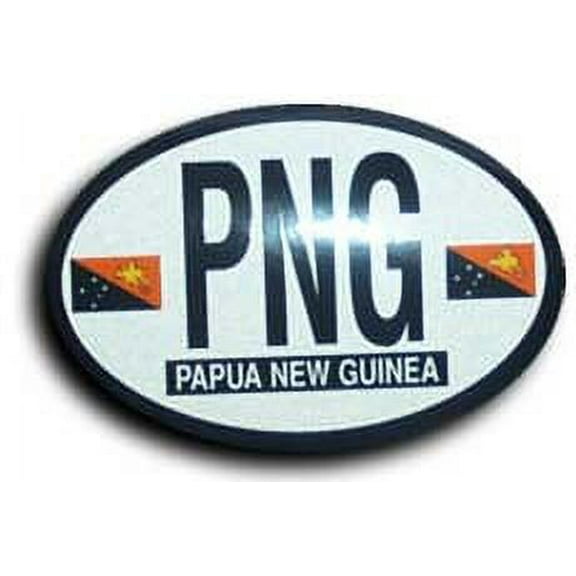 Papua New Guinea Oval decal