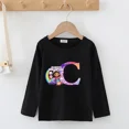 thumbnail image 2 of Gabbys Dollhouses-Sudadera fina con letras A B C para niñas, ropa para niños, camisa larga, ropa para niños, invierno, Otoño, regalos, 2 of 5