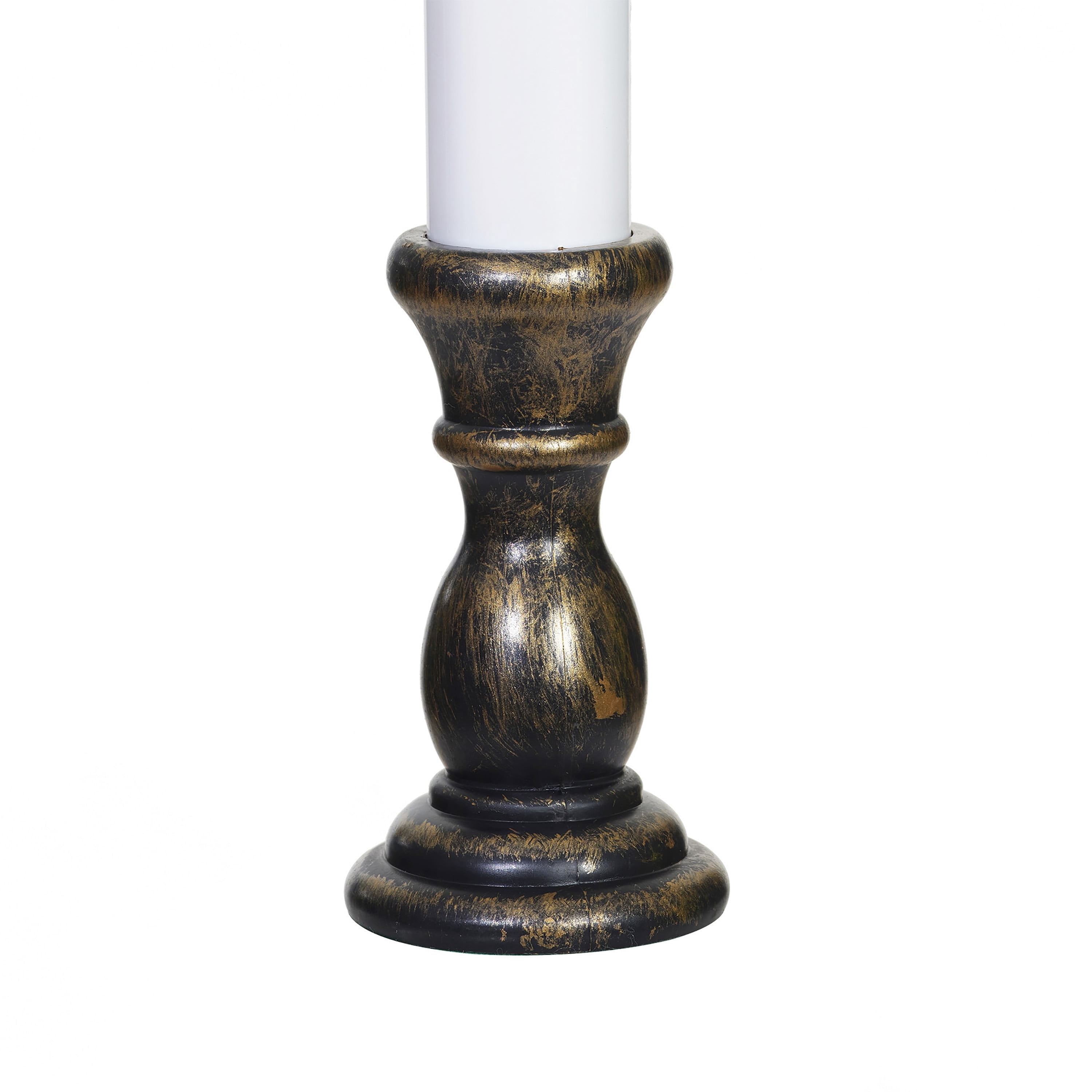 Indoor Battery-Operated LED Flameless Christmas Taper Candle Lamps, Yellow, 9.5", 2 Count, by Holiday Time