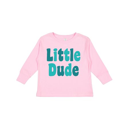 

Inktastic Little Dude Gift Toddler Boy Girl Long Sleeve T-Shirt