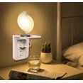 thumbnail image 4 of Poste de alimentación, estante para enchufe de pared, enchufes decorativos extraíbles, estante de carga para teléfono móvil, fácil instalación, 4 of 5