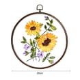 thumbnail image 4 of Coofit Kit de Démarrage Broderie Florale Créative Ruban Kit Broderie Kit Aiguilletage Kit, 4 of 7