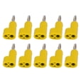 thumbnail image 2 of Open Screw Banana Plugs,10Pcs/Set 4mm Solderless Banana Banana Plug Speaker Cable Connectors Achieve More, 2 of 8