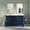 Royal Blue, variant on Katherine 60" Double Bathroom Vanity with Chocolate Cabinet and Carrara Marble Top