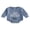 Blue, variant on Miaouyo Baby Boy Romper, Long Sleeve Crew Neck Embroidery Letters Fall Bodysuit