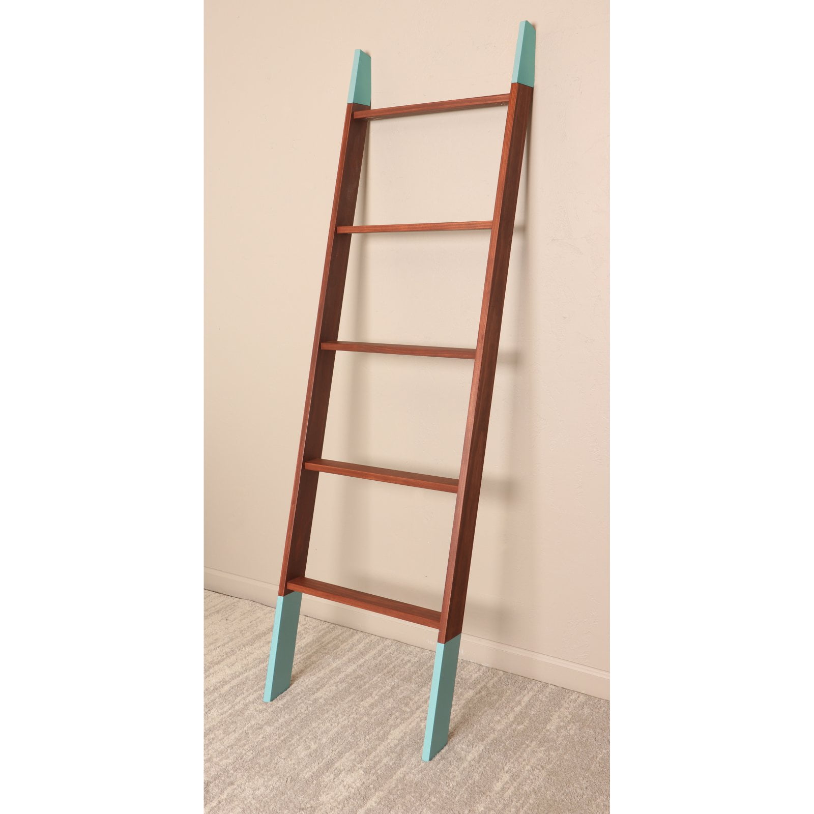 BrandtWorks 2 Tone Accent Blanket Ladder