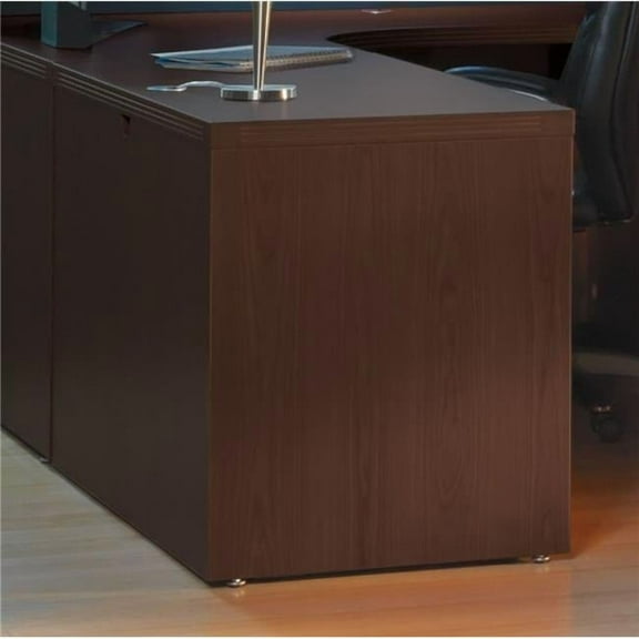 Aberdeen Series Non Handed Return Desk, Mocha - 29.5 x 42 x 24 in.