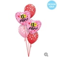 thumbnail image 2 of 18 inch Bee Mine Hearts Foil Mylar Balloon - Party Supplies Decorations, 2 of 3