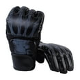 thumbnail image 3 of tredstone Gants de Boxe Respirants Équipement de Protection pour Hommes Femmes Sac de Frappe Sparring Demon Hand Noir, 3 of 9