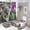 style-883, variant on 4 Pcs Shower Curtain Sets Bathroom Shower Curtain Set with Rugs Koala with Purple Orchids Flowers Waterproof Shower Curtain Custom Koala Bear for Bathroom Decor