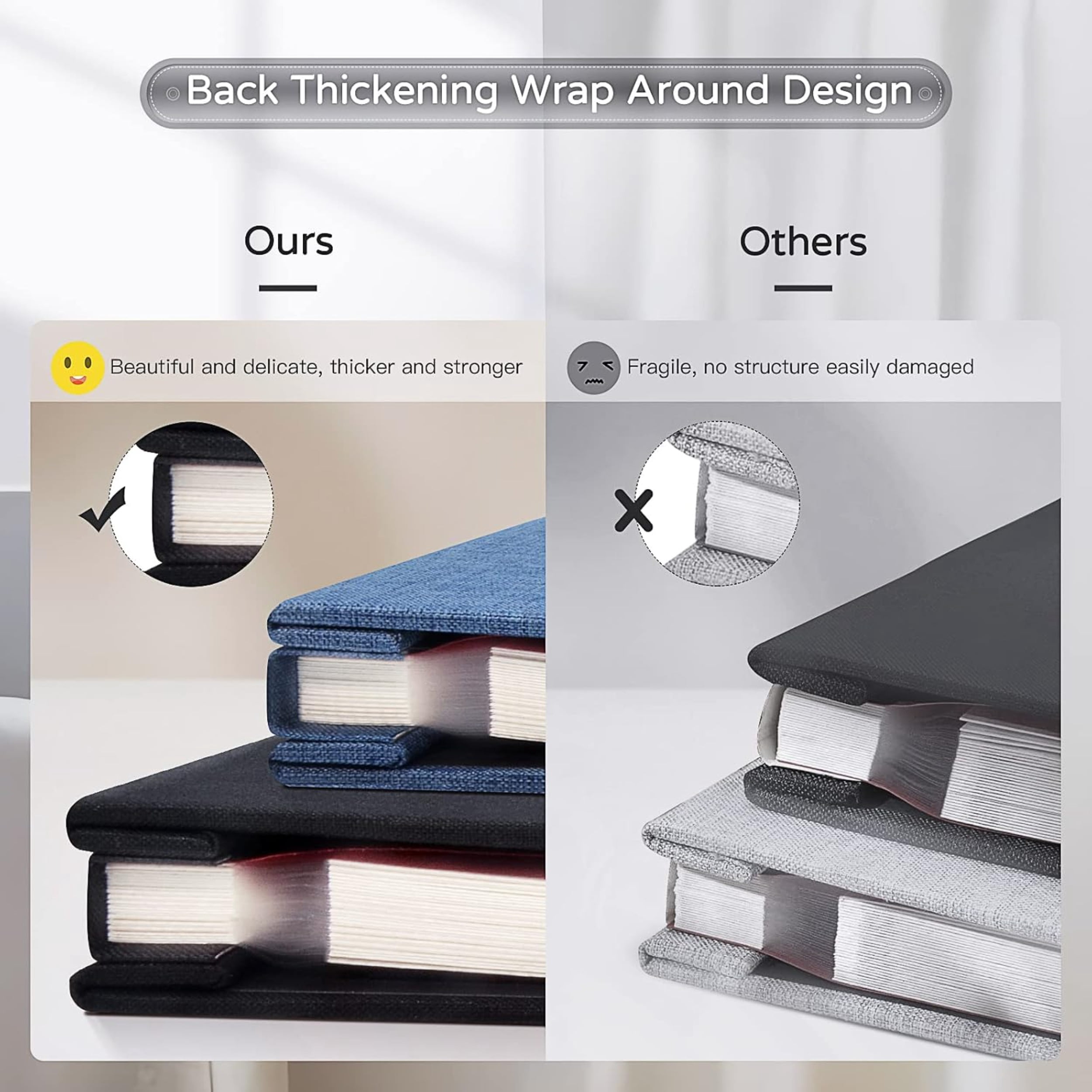 Large Photo Album Self Adhesive 4x6 5x7 8x10 Scrapbook Album DIY Picture Book, Gifts for Mom, Family Baby and Wedding, with Metal Pen and Plastic Board