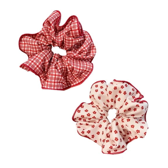 COOLHOOD Ruched Hair Scrunchies Thick Oversized Hair Scrunchy Elegant Hair Rope Scrunchy Women Ponytail Holder