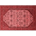 thumbnail image 1 of Ahgly Company Indoor Rectangle Oriental Red Industrial Area Rugs, 2' x 5', 1 of 4