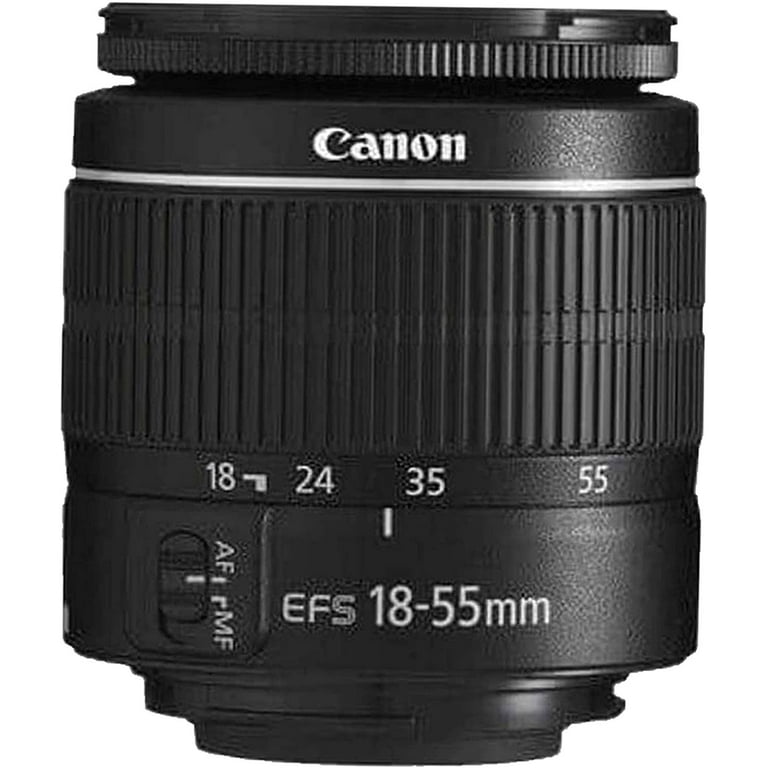 Canon EOS 4000D / Rebel T100 DSLR Camera w/EF-S 18-55mm F/3.5-5.6 Zoom Lens  + 64GB Memory + Case + Tripod + Filters 28pc Bundle 