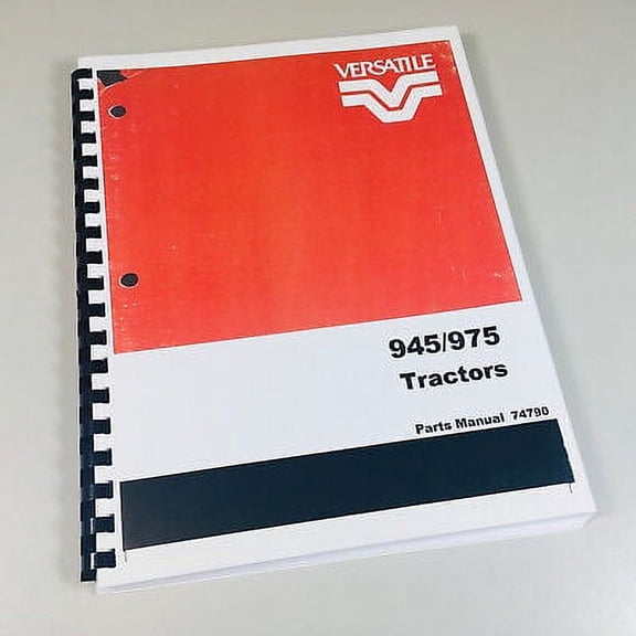 Versatile 945 975 Tractor Parts Manual Catalog Engine Chassis