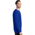 thumbnail image 2 of Hanes Men`s 5.2 oz COMFORTSOFT HEAVYWEIGHT T-Shirt, S, Deep Royal, 2 of 3