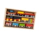 thumbnail image 4 of Juego de juguetes de tren de madera, caja de almacenamiento de juguetes de tren, regalo de cumpleaños, bloques de construcción de juguete Estilo B, 4 of 9