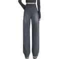 thumbnail image 7 of Endives Womens Jean Straight Leg Pants High Waisted Loose And Slimming Elastic Waisted Straight Leg Jeans, 7 of 7