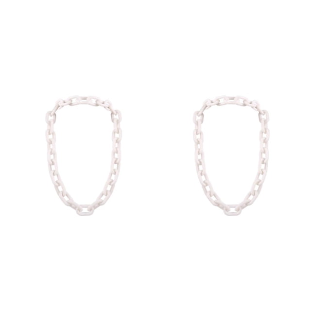 Minnieouse Collar de cadena de acrílico para mujer, gargantilla decorativa galvanizada que no se desvanece, adorno elegante para fiesta, regalo Type2 NO2