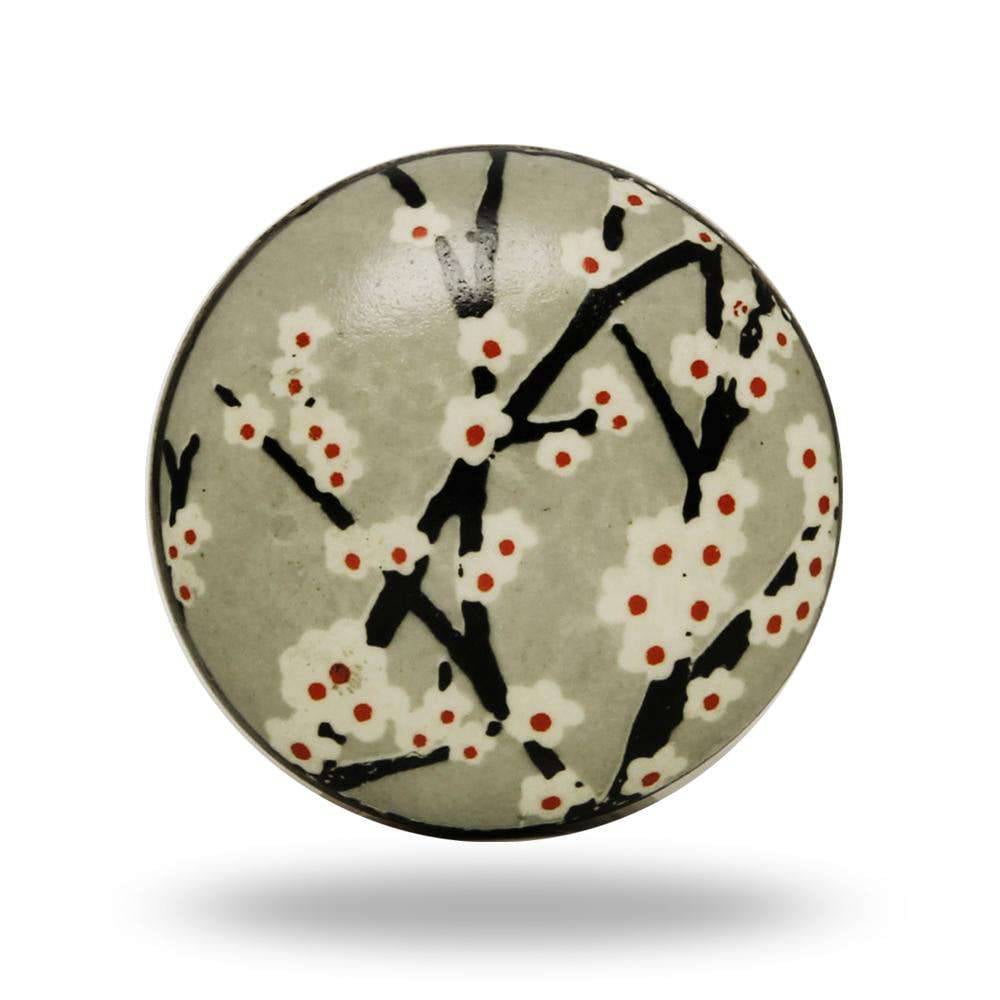 Set of Six Ceramic Amin cabinet Knobs