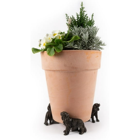 Potty Feet Cavalier King Charles Spaniel Themed Plant Pot Feet - Set of 3