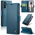 thumbnail image 1 of CaseMe Funda de Cuero para Samsung Galaxy A15 con Bloqueo RFID, para Samsung Galaxy A15, Funda para Mujer y Hombre, Tarjetero con Cierre Magnético, Funda Tipo Folio para Samsung Galaxy A15 Pulgadas, 1 of 11