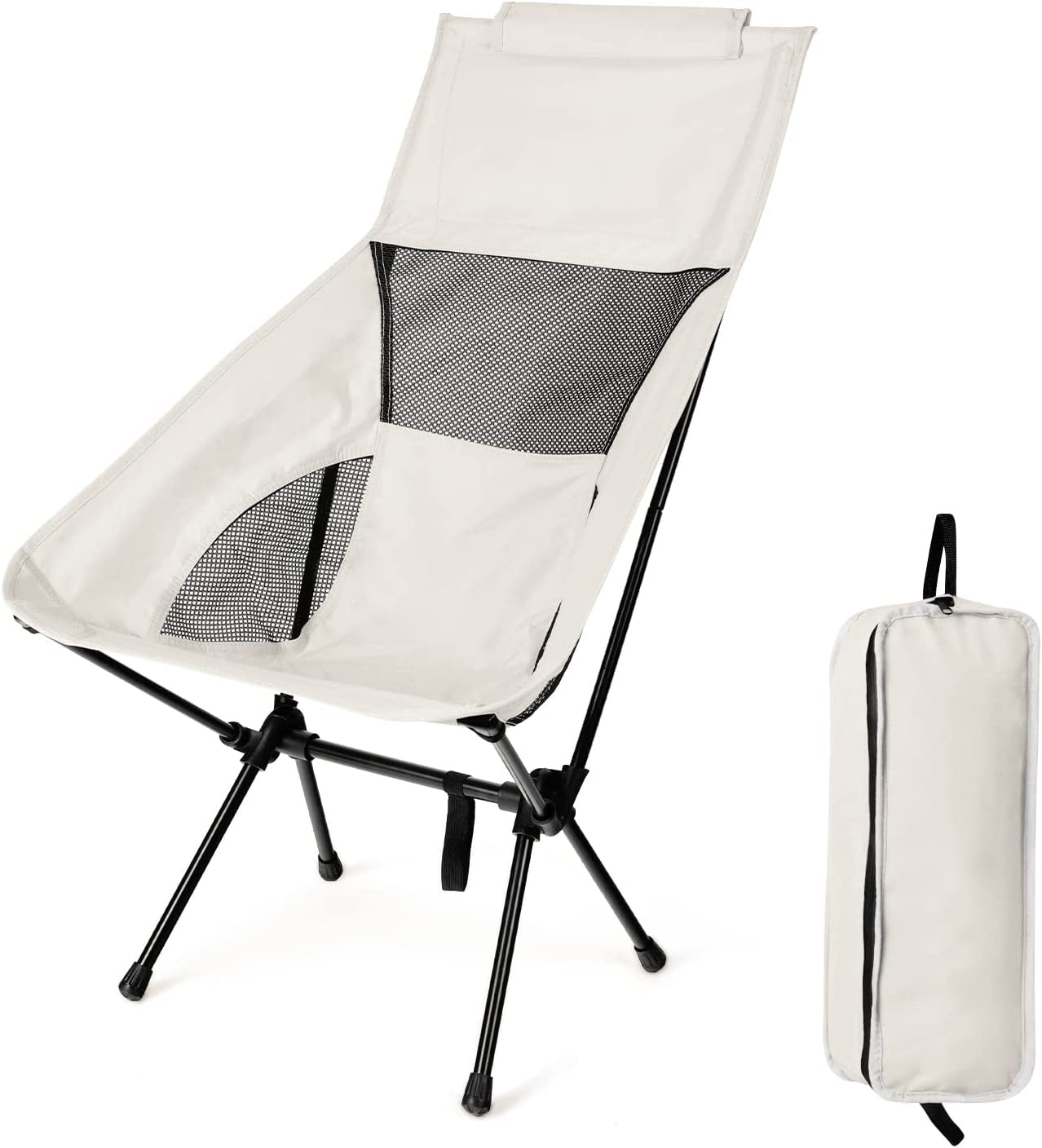 Meromore High Back Camping Chair for Adults Heavy Duty, Outdoor Patio