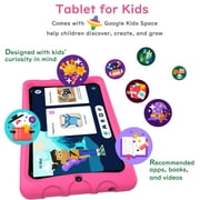 Restored onn. 10.1" Kids Tablet, 32GB (2022 Model) - Pink (Refurbished)