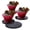 Black, variant on Hzzsbu 3 Tier Round Acrylic Display Stand Clear Retail Counter Riser for Dessert