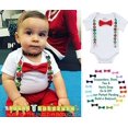 thumbnail image 2 of Noah's Boytique Baby Boys Ugly Sweater Party Christmas Suspenders Outfit 12-18 Months, 2 of 3