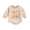 Beige, variant on Girls Bodysuits Baby Toddler Long Sleeve Letter Print Rompers Jumpsuits Kids Clothes