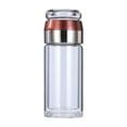 thumbnail image 2 of Infusifie Tea Infuser Double Layered Glass Tea Infuser Bottle Tea Steeper For Loose Tea Portable Tea Water Separation Tea Cup Glass Tea Cup With Infuser And Lid,A Tea And Water Separation Glass, 2 of 9