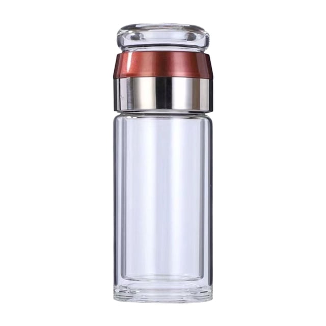 Halloween Kitchen Decor Infusifie Tea Infuser Double Layered Glass Tea Infuser Bottle Tea Steeper For Loose Tea Portable Tea Water Separation Tea Cup Glass Tea Cup With Infuser And Lid You Are Loved